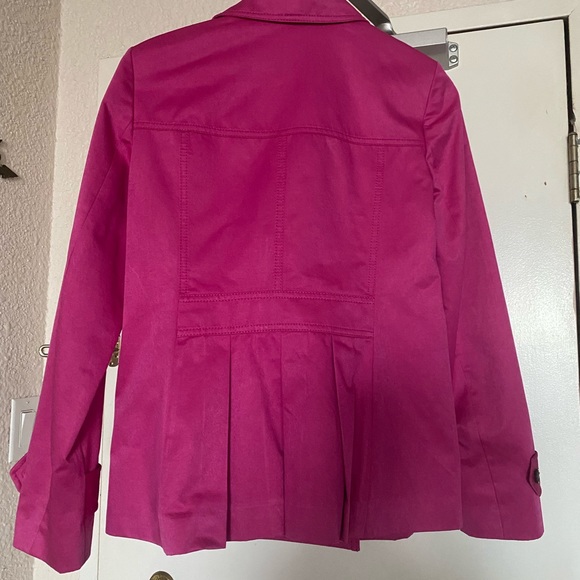 Fabulous Fuchsia Pea Coat - Picture 8 of 8